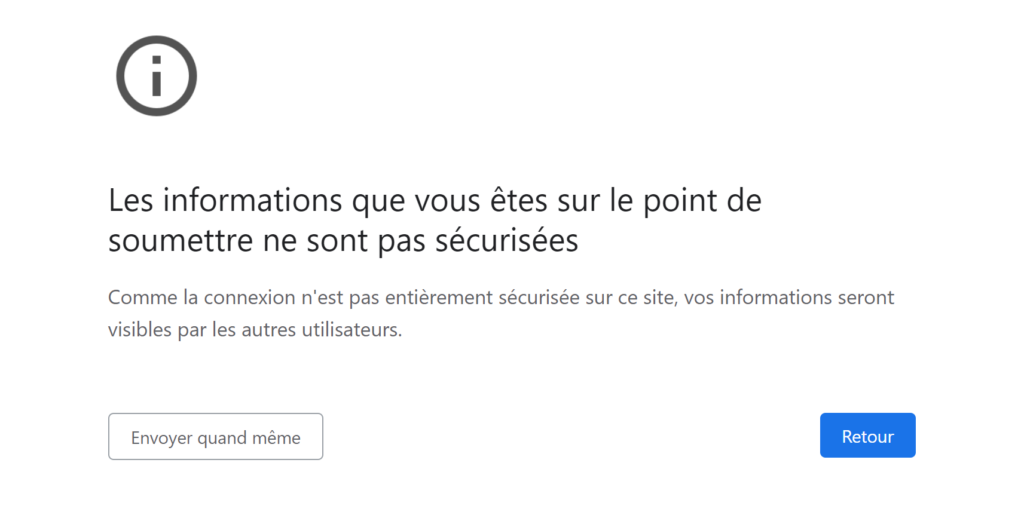 alerte chrome